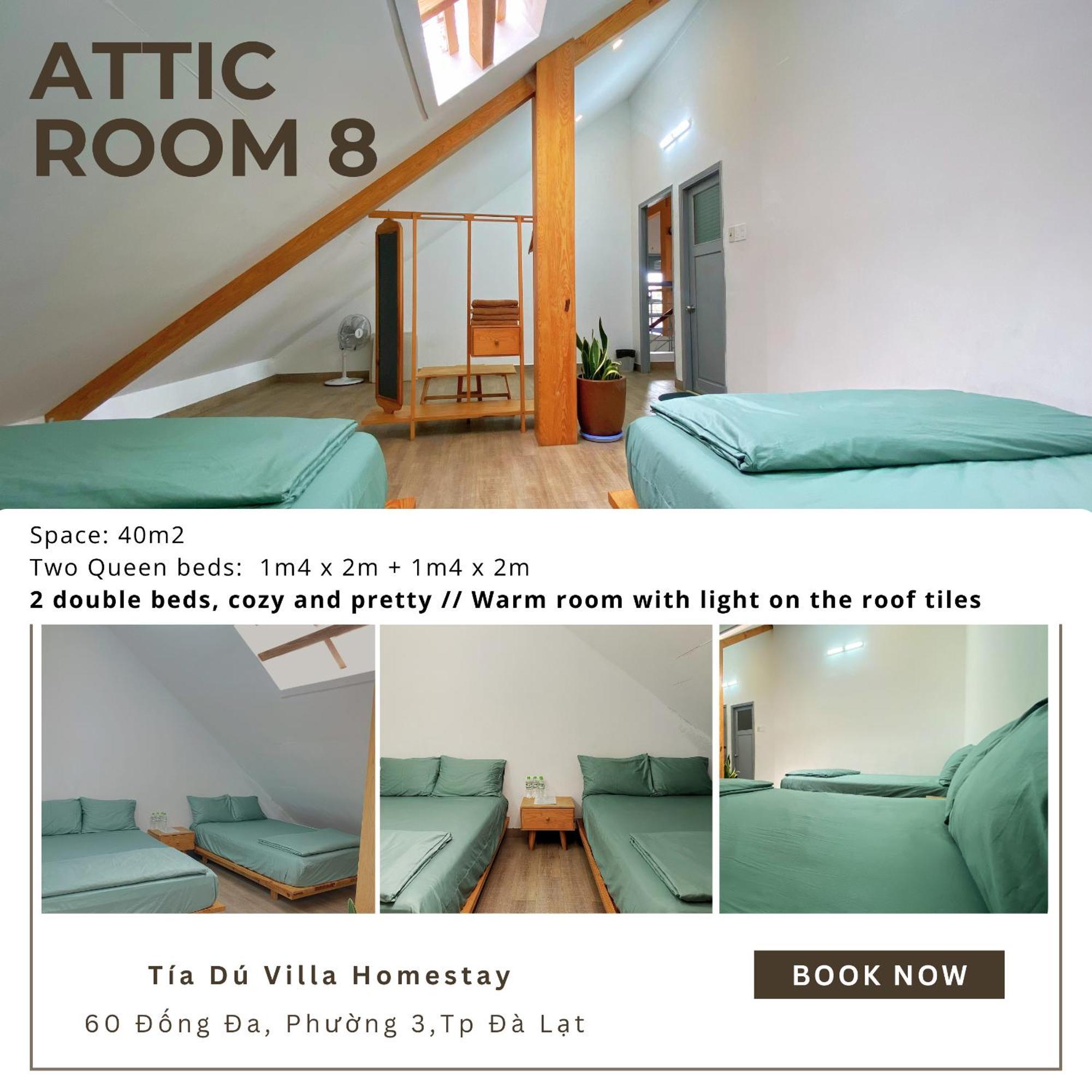 Tia Du Homestay Dalat Bagian luar foto