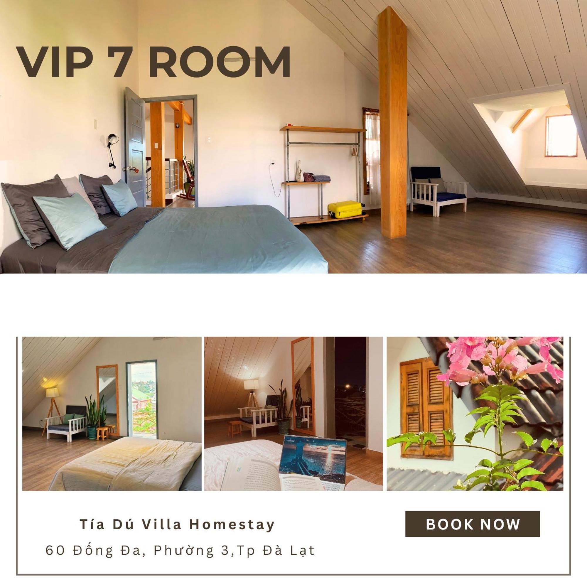 Tia Du Homestay Dalat Bagian luar foto