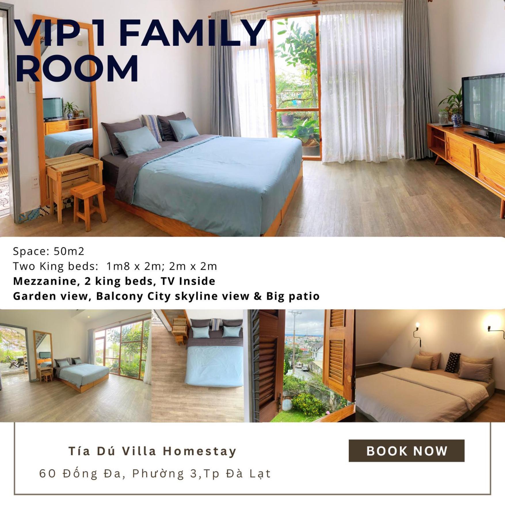 Tia Du Homestay Dalat Bagian luar foto
